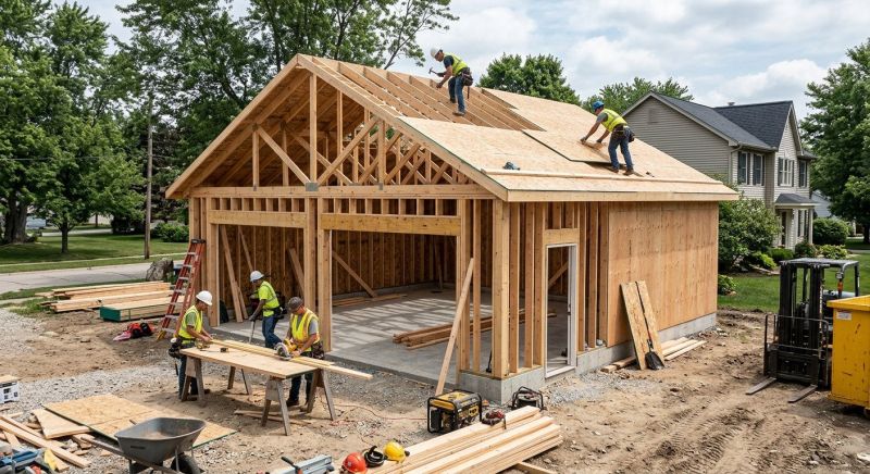 Detached Garage Construction in South Houston, TX