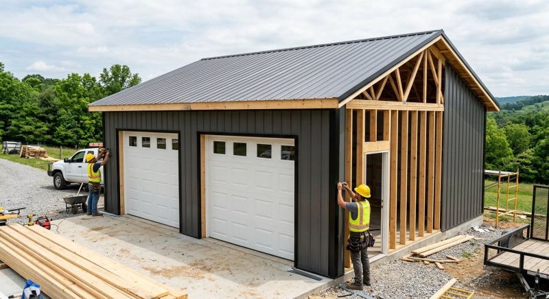 Metal Garage Construction in Summerville, SC