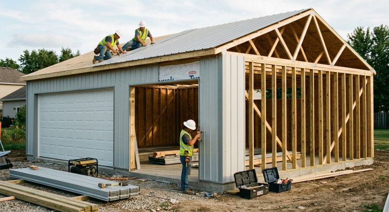 Storage Garage Construction in North Charleston, SC