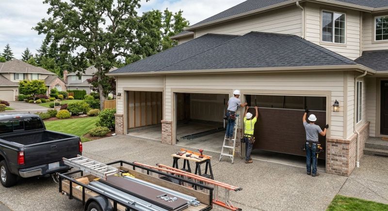 Three Car Garage Installation in Charleston, SC