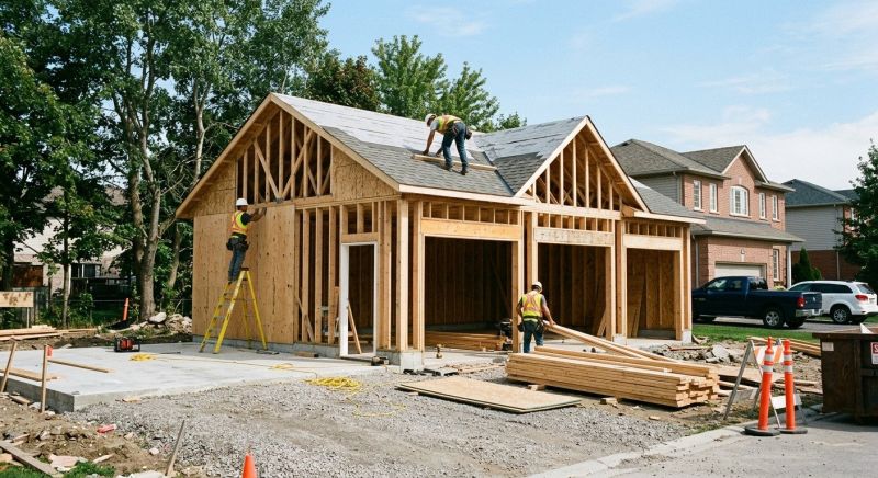 Two Story Garage Construction in Charleston, SC