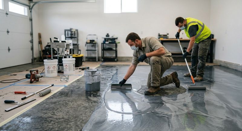 Epoxy Coating Installation in Raleigh, NC