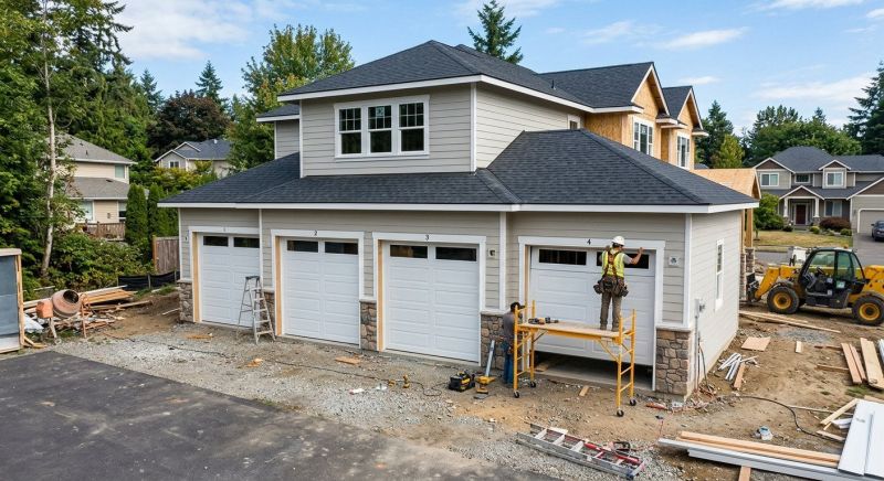 Three Car Garage Installation in North Charleston, SC